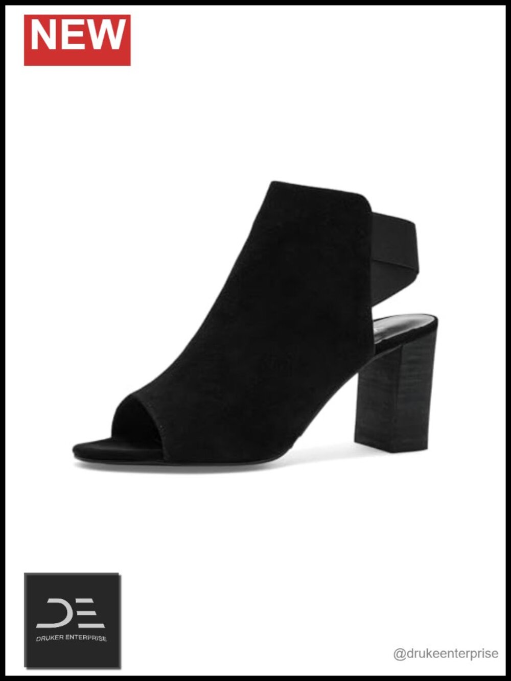 VANELi Suede Block Heel Ankle Strap Sandals